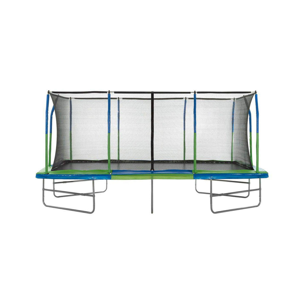 Machrus Upper Bounce - Mega 10' X 17' Gymnastics Style, Rectangular Trampoline Set with Premium Top-Ring Enclosure System - Machrus USA